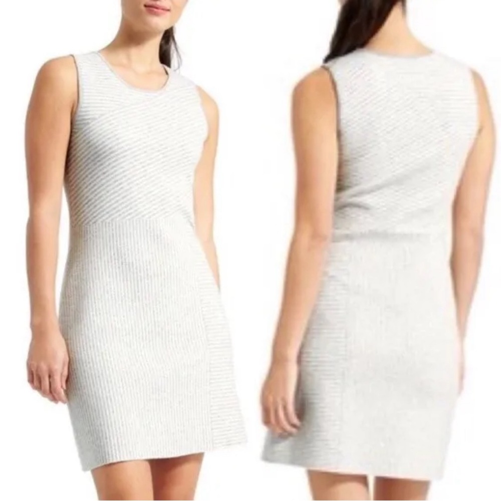 NWT Athleta A-Line Tank Sweater Dress Striped, XS